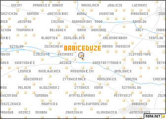 map of Babice Duże