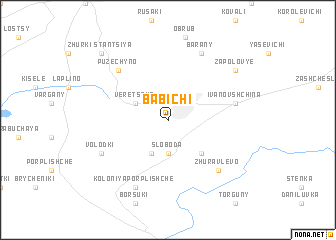 map of Babichi