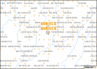 map of Babieca