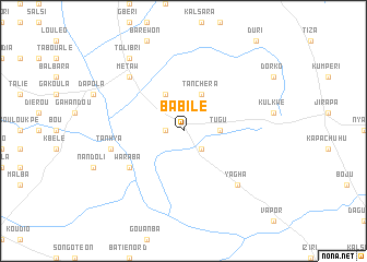 map of Babile