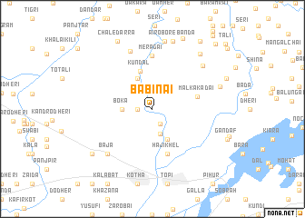 map of Bābīnai