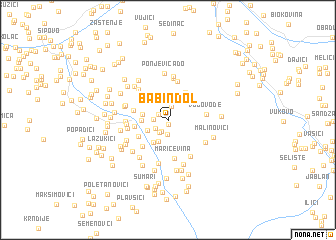 map of Babin Dol