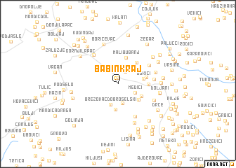 map of Babin Kraj