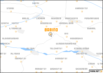 map of Babino