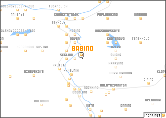 map of Babino