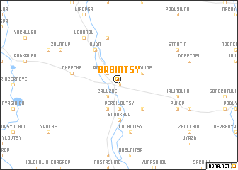 map of Babintsy