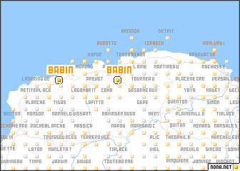 map of Babin