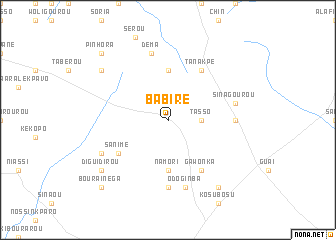 map of Babiré