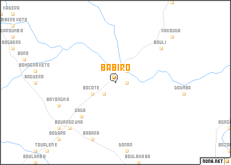 map of Babiro