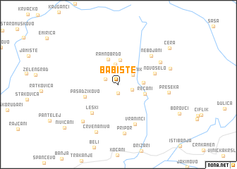map of Babište
