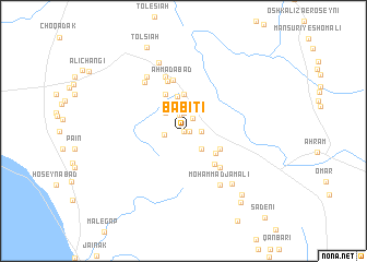 map of Babiti