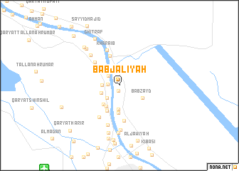 map of Bāb Jalīyah