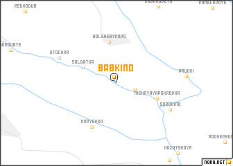 map of Babkino