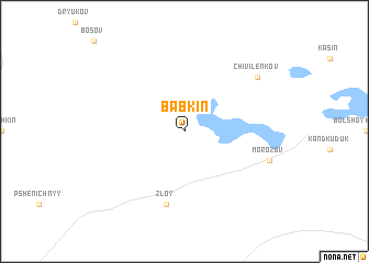 map of Babkin