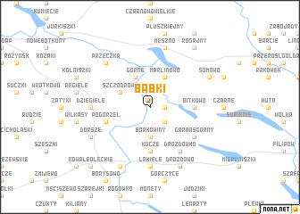 map of Babki