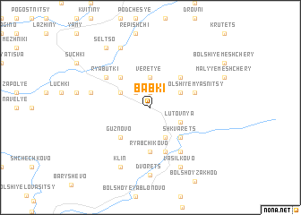 map of Babki