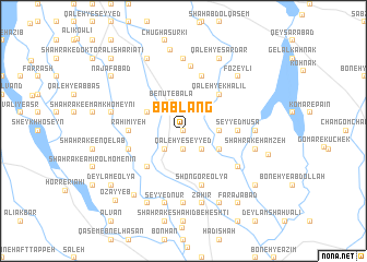 map of Bāb Lang