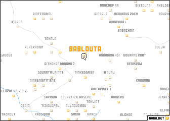 map of Bab Louta