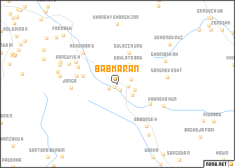 map of Bāb Mārān