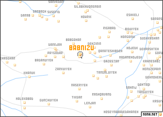 map of Bābnīzū