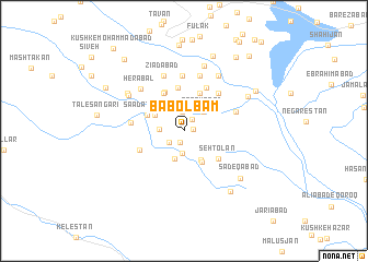 map of Bāb ol Bām