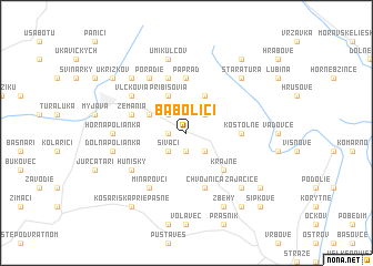 map of Babolíci