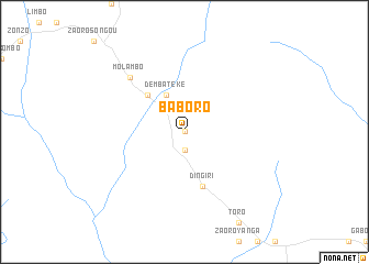 map of Baboro