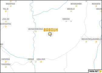 map of Baboum