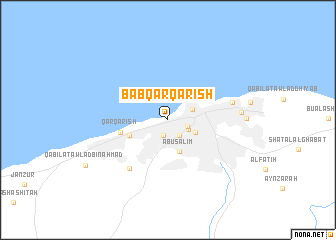 map of Bāb Qarqārish