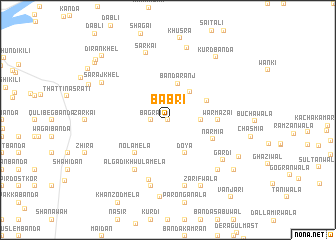 map of Babri