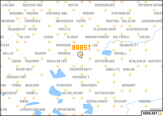 map of Babst