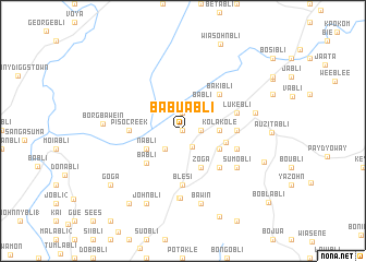 map of Babuabli