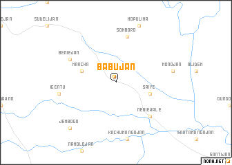 map of Babujan