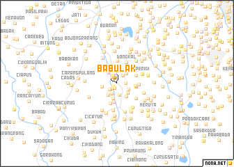 map of Babulak