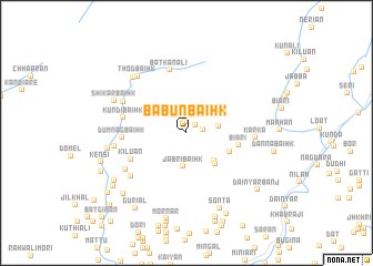 map of Bābūn Baihk
