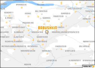 map of Babushkin