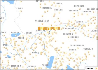 map of Bābusīpura