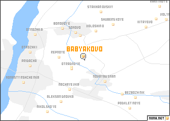 map of Babyakovo