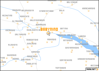 map of Babynino