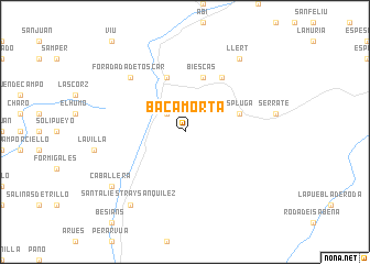 map of Bacamorta