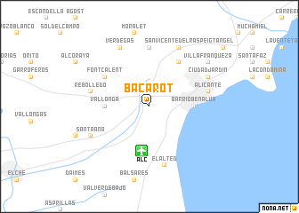 map of Bacarot