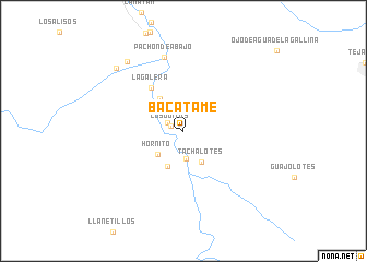 map of Bacatame