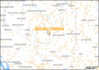 map of Bachal Chāndia