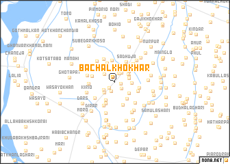 map of Bachal Khokhar