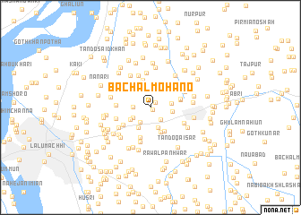 map of Bachal Mohāno