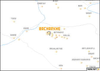 map of Bacharkhe