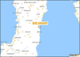 map of Bachawan