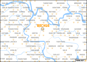 map of Bạch Ða