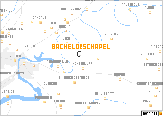 map of Bachelors Chapel