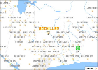 map of Bachiller